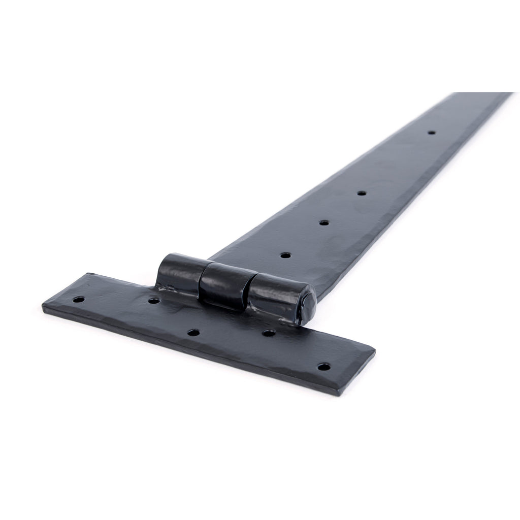 Black 22" Penny End T Hinge (pair) | From The Anvil-T Hinges-Yester Home