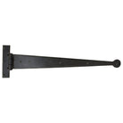 Black 22" Penny End T Hinge (pair) | From The Anvil - T Hinges - From The Anvil - Yester Home