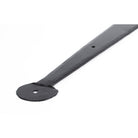 Black 22" Penny End T Hinge (pair) | From The Anvil - T Hinges - From The Anvil - Yester Home