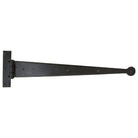Black 22" Penny End T Hinge (pair) | From The Anvil-T Hinges-Yester Home