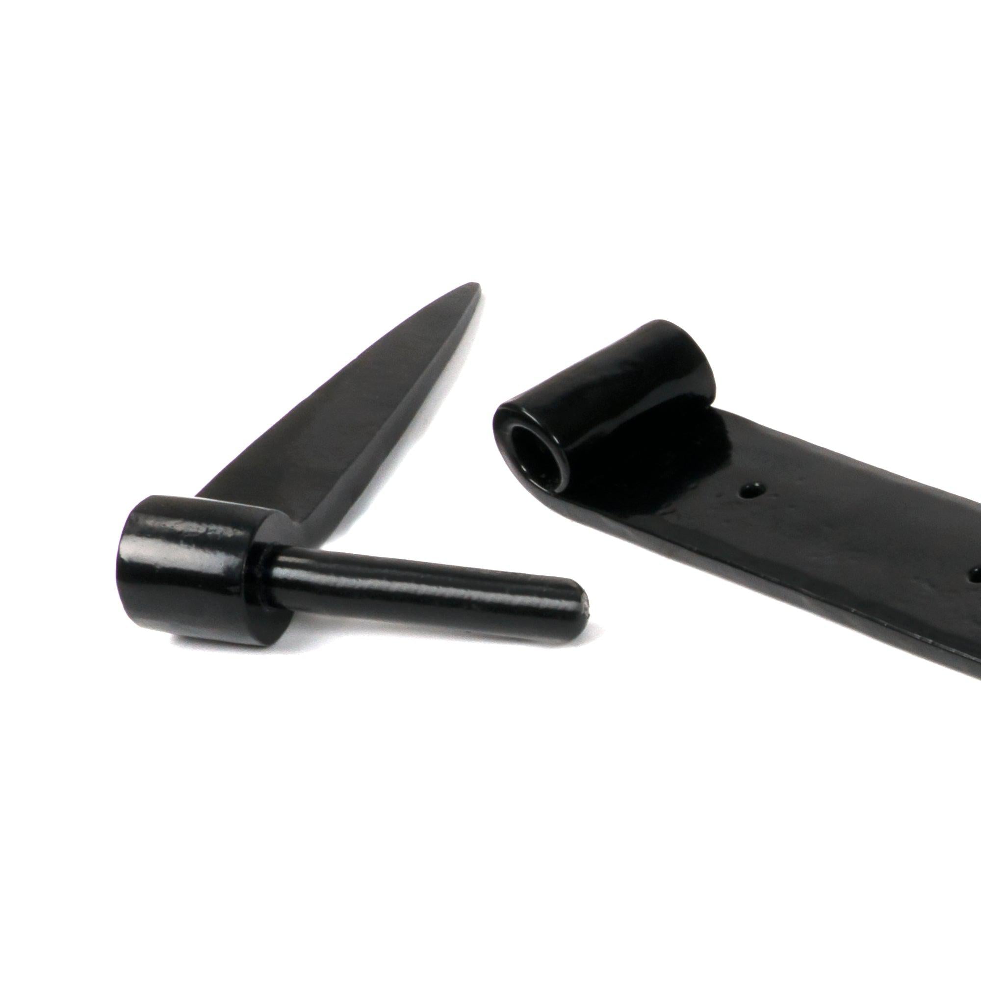 Black 24" Band & Spike Hinge (Pair) | From The Anvil - Hook & Band Hinges - From The Anvil - Yester Home