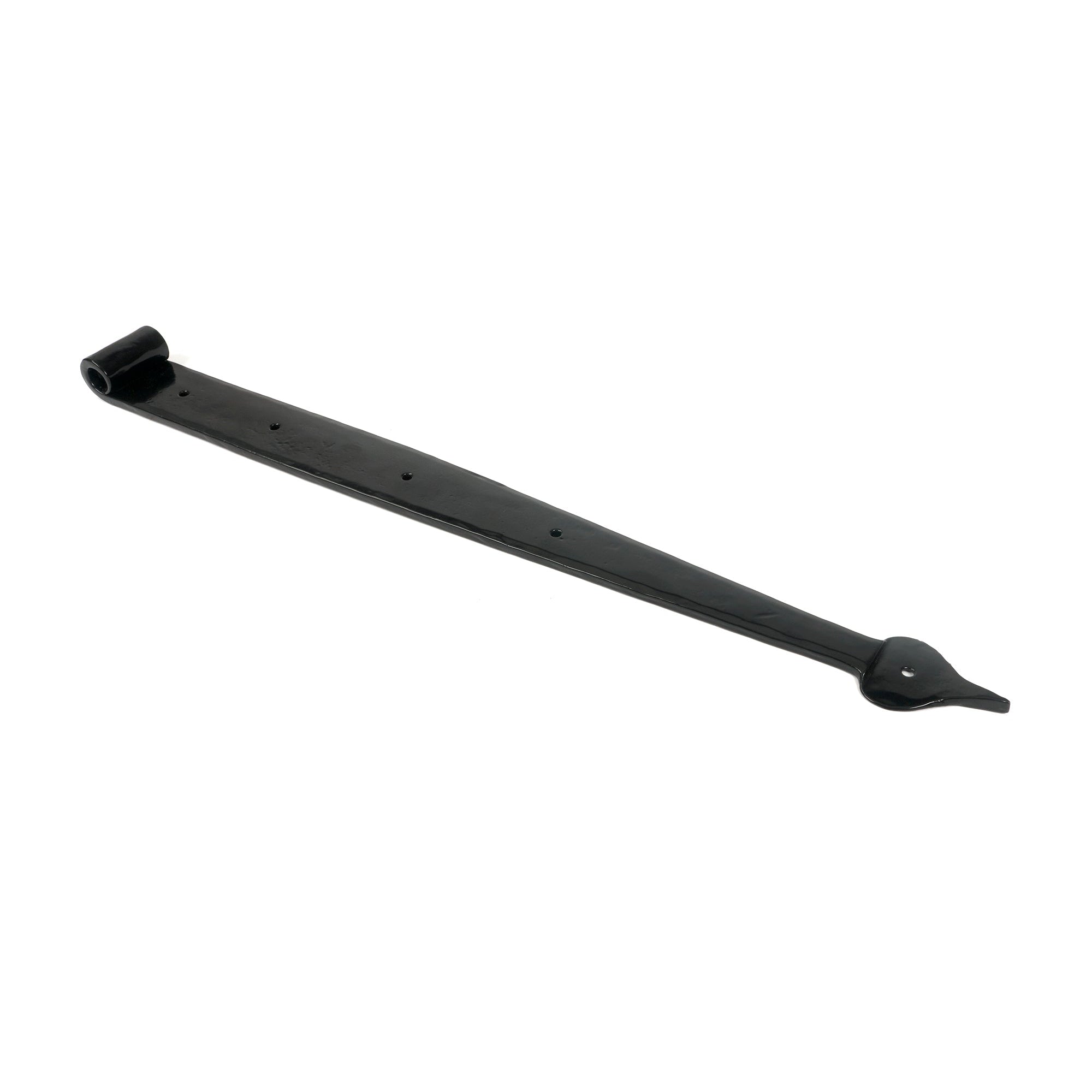 Black 24" Band & Spike Hinge (Pair) | From The Anvil-Hook & Band Hinges-Yester Home