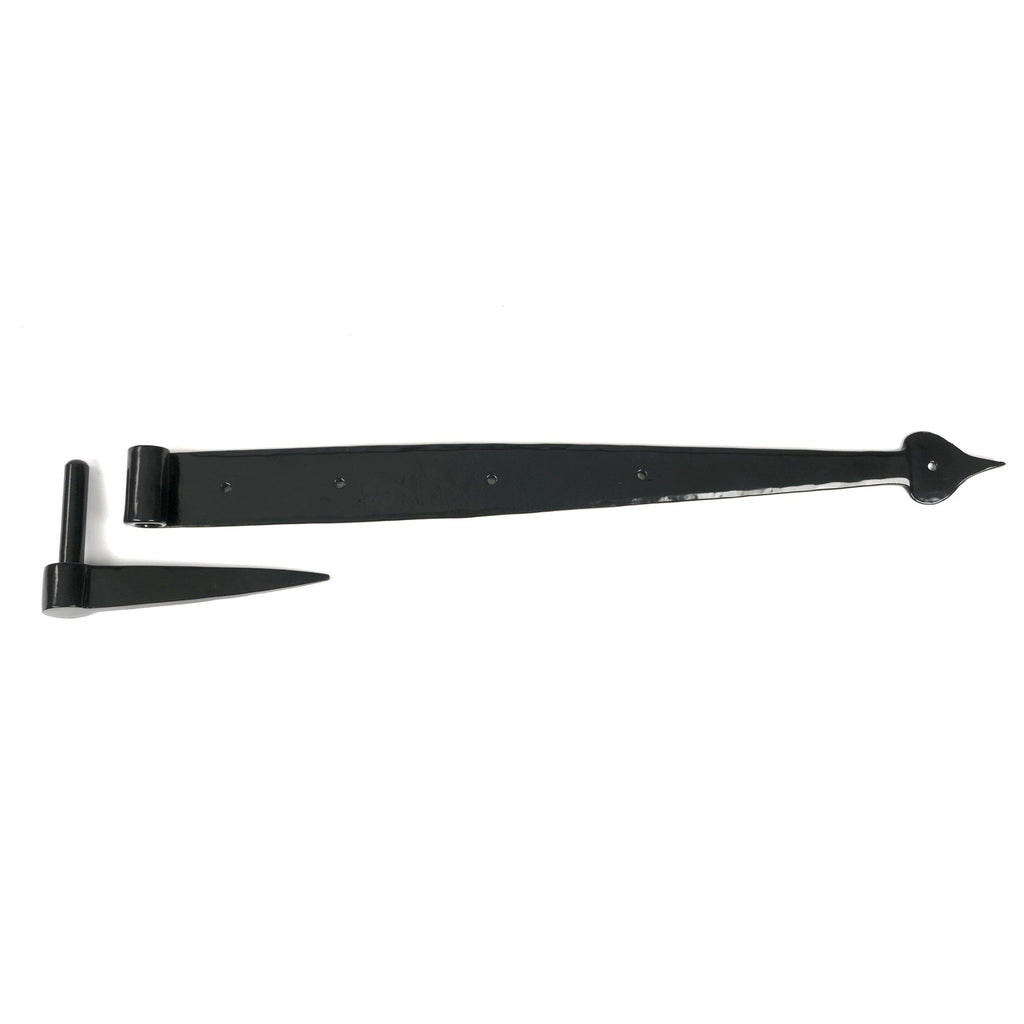 Black 24" Band & Spike Hinge (Pair) | From The Anvil