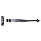 Black 24" Hook & Band Hinge - Cranked (pair) | From The Anvil - Hook & Band Hinges - From The Anvil - Yester Home