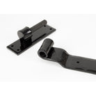 Black 24" Hook & Band Hinge - Cranked (pair) | From The Anvil - Hook & Band Hinges - From The Anvil - Yester Home