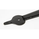 Black 24" Hook & Band Hinge - Cranked (pair) | From The Anvil-Hook & Band Hinges-Yester Home