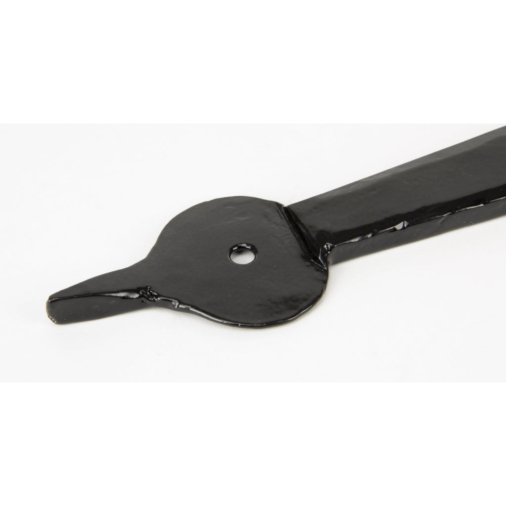 Black 24" Hook & Band Hinge - Cranked (pair) | From The Anvil
