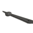 Black 24" Hook & Band Hinge - Cranked (pair) | From The Anvil-Hook & Band Hinges-Yester Home