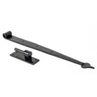 Black 24" Hook & Band Hinge (pair) | From The Anvil-Hook & Band Hinges-Yester Home