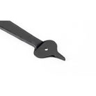 Black 24" Hook & Band Hinge (pair) | From The Anvil-Hook & Band Hinges-Yester Home