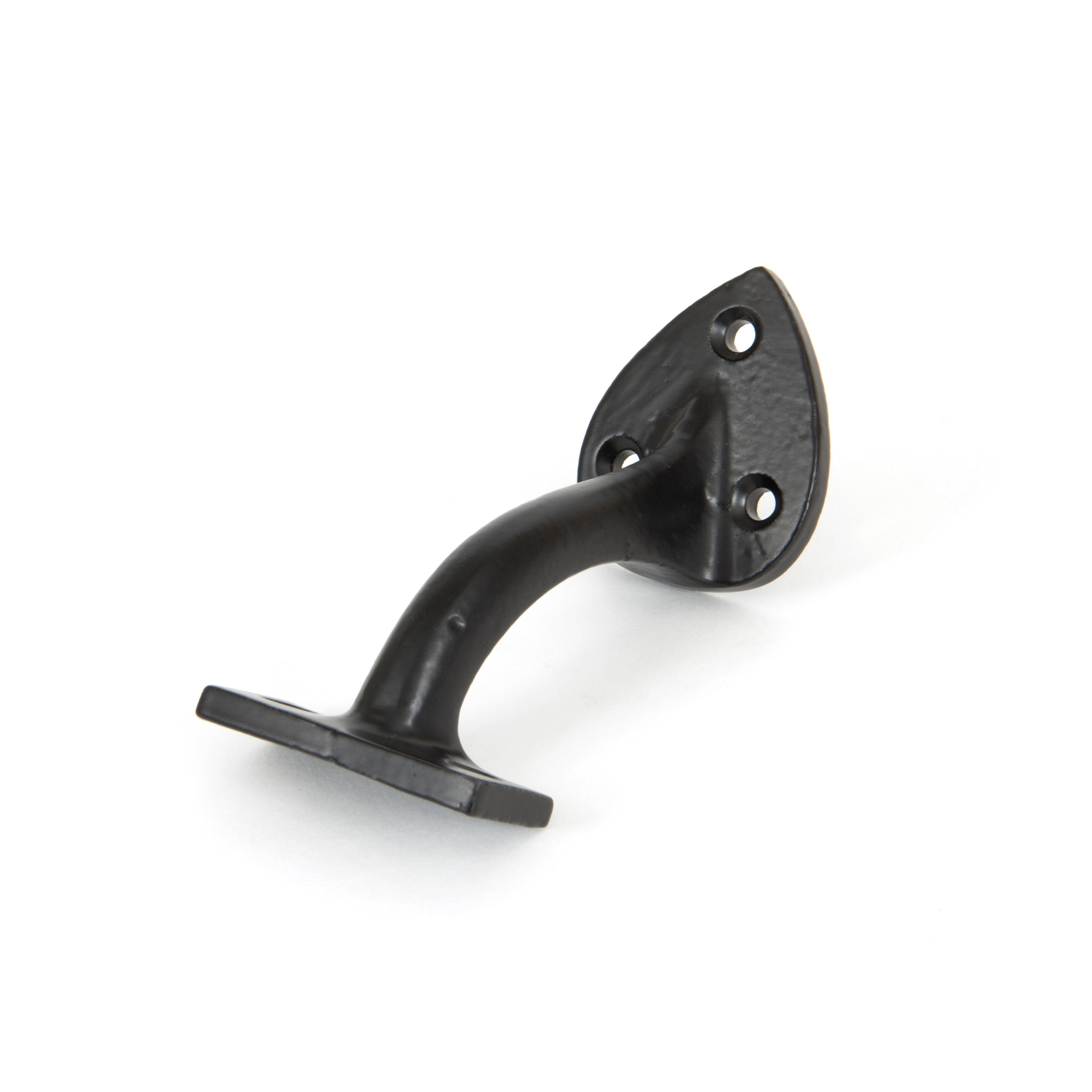 Black 2.5" Handrail Bracket | From The Anvil-Handrail Brackets-Yester Home