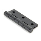 Black 3" Ball Bearing Butt Hinge (pair) | From The Anvil-Butt Hinges-Yester Home