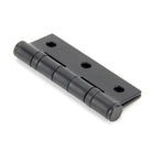 Black 3" Ball Bearing Butt Hinge (pair) | From The Anvil - Butt Hinges - From The Anvil - Yester Home
