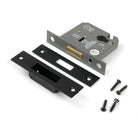 Black 3" Euro Profile Dead Lock | From The Anvil - Deadlocks & Deadbolts - From The Anvil - Yester Home