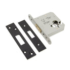 Black 3" Euro Profile Dead Lock | From The Anvil-Deadlocks & Deadbolts-Yester Home