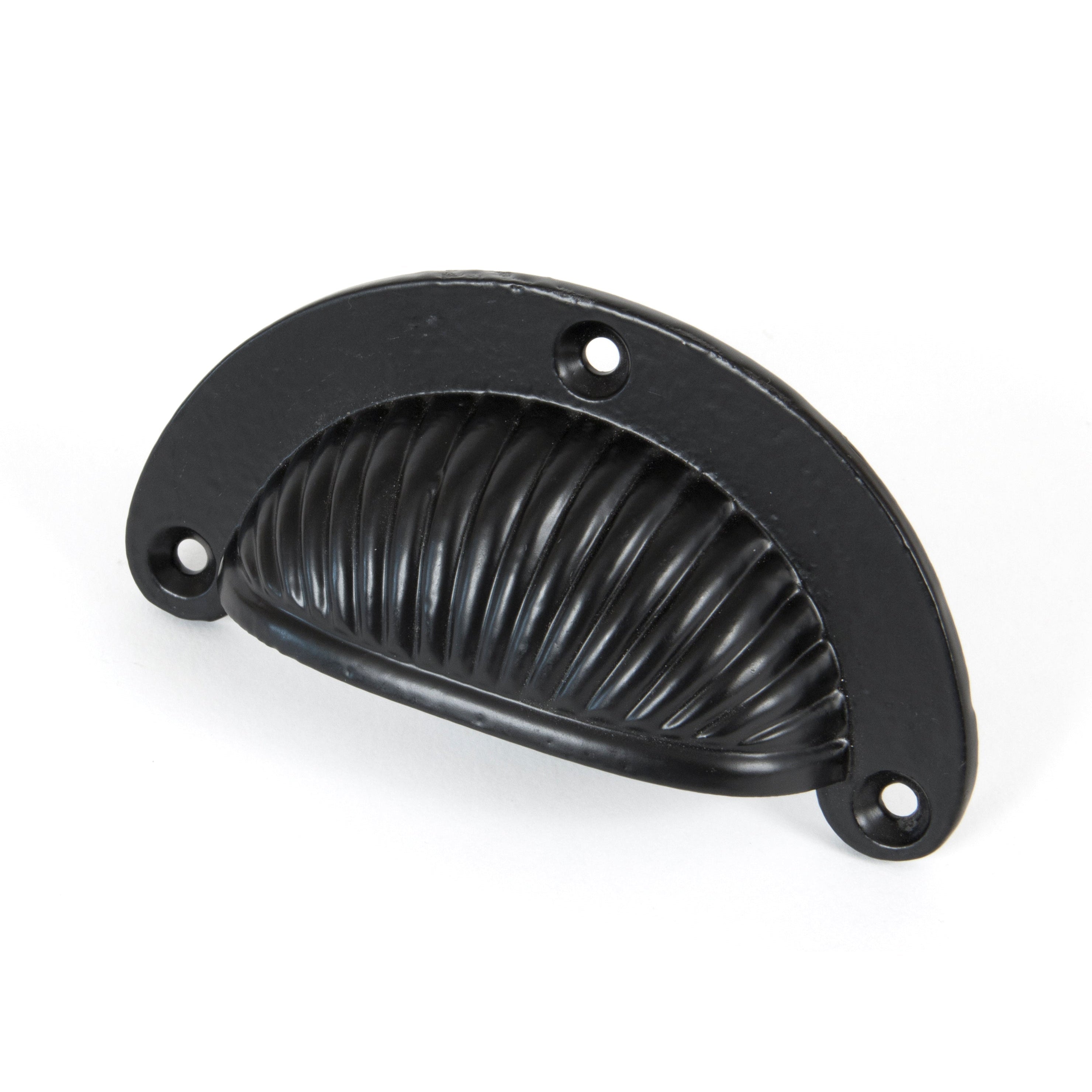 Black 3" Flower Drawer Pull | From The Anvil-Drawer Pulls-Yester Home