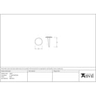 Black 3" Handmade Nail | From The Anvil - Nails - From The Anvil - Yester Home