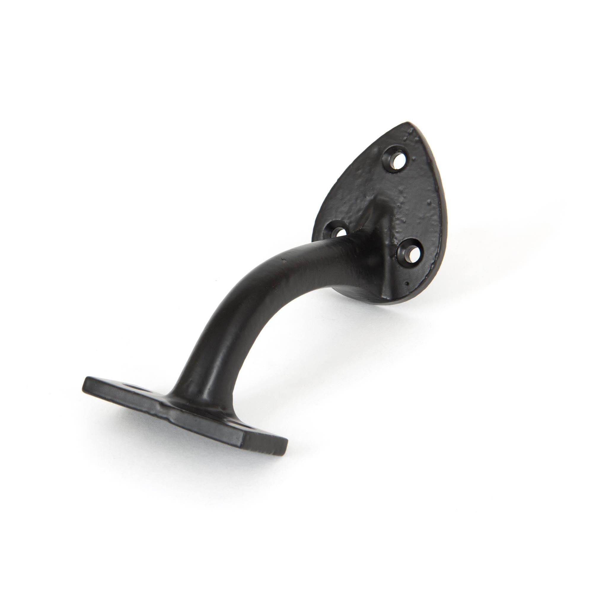 Black 3" Handrail Bracket | From The Anvil - Handrail Brackets - From The Anvil - Yester Home