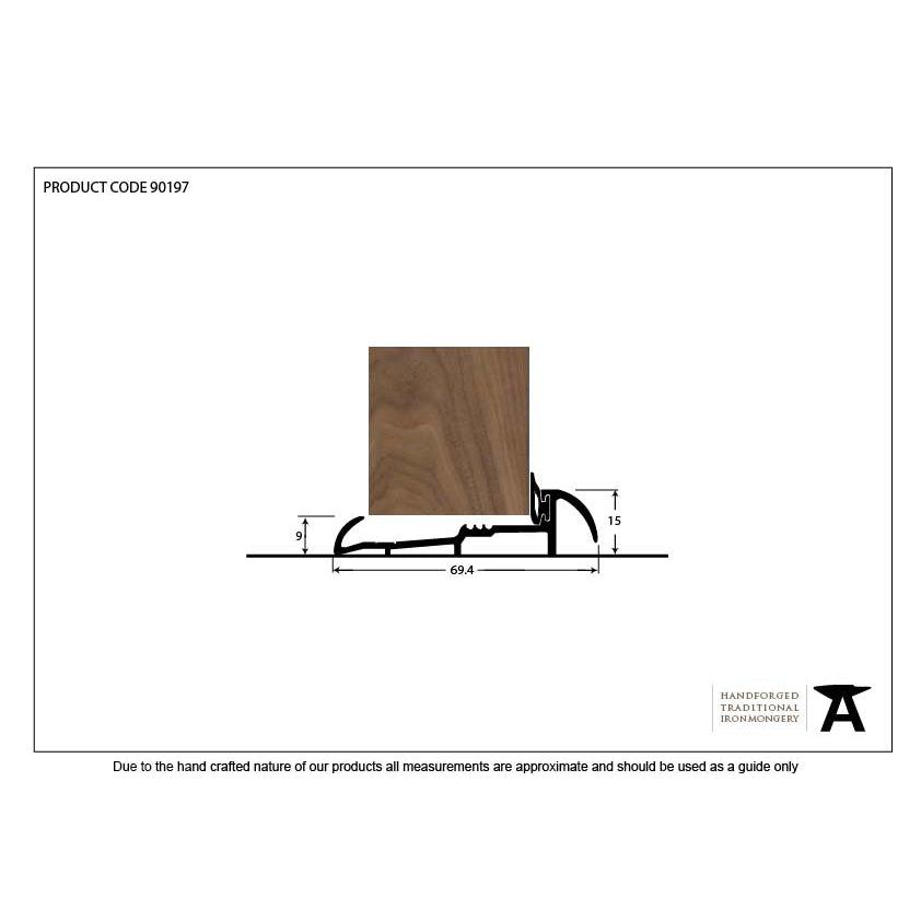 Black 3000mm OUM/4 Threshold | From The Anvil-Thresholds-Yester Home