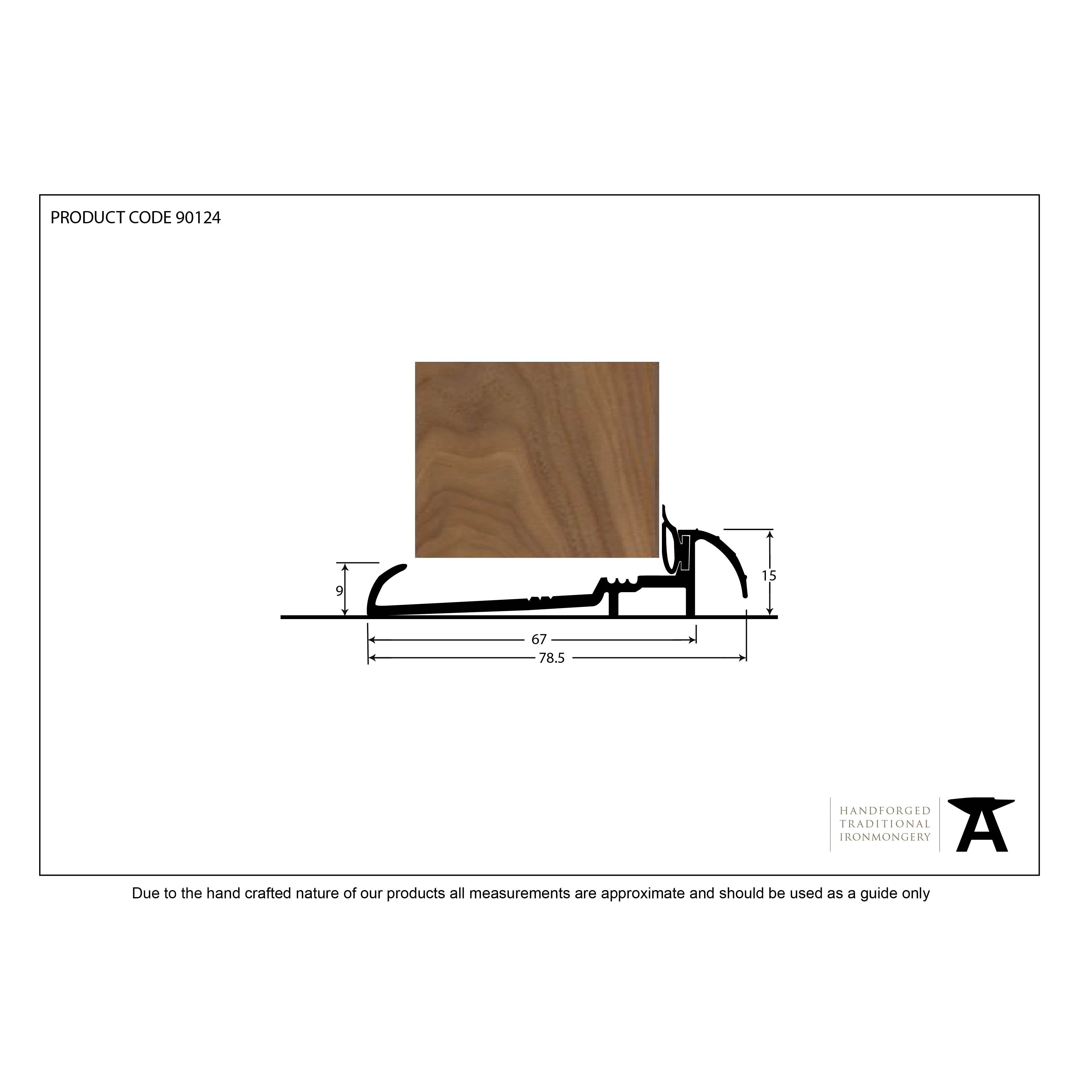 Black 3000mm OUM/6 Threshold | From The Anvil-Thresholds-Yester Home