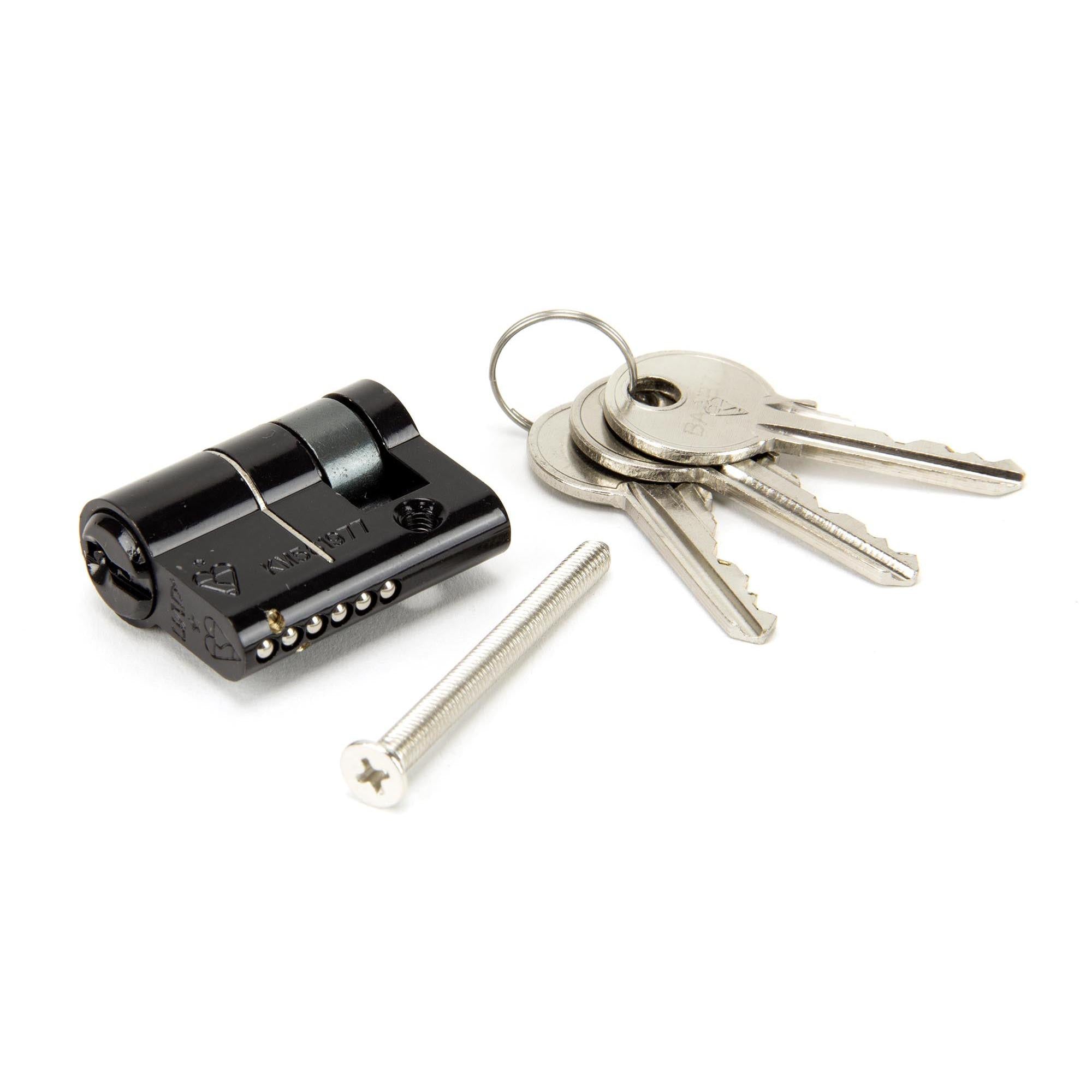 Black 30/10 6pin Single Cylinder | From The Anvil - Euro Cylinders - From The Anvil - Yester Home