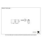 Black 30/35 6pin Euro Cylinder | From The Anvil-Euro Cylinders-Yester Home