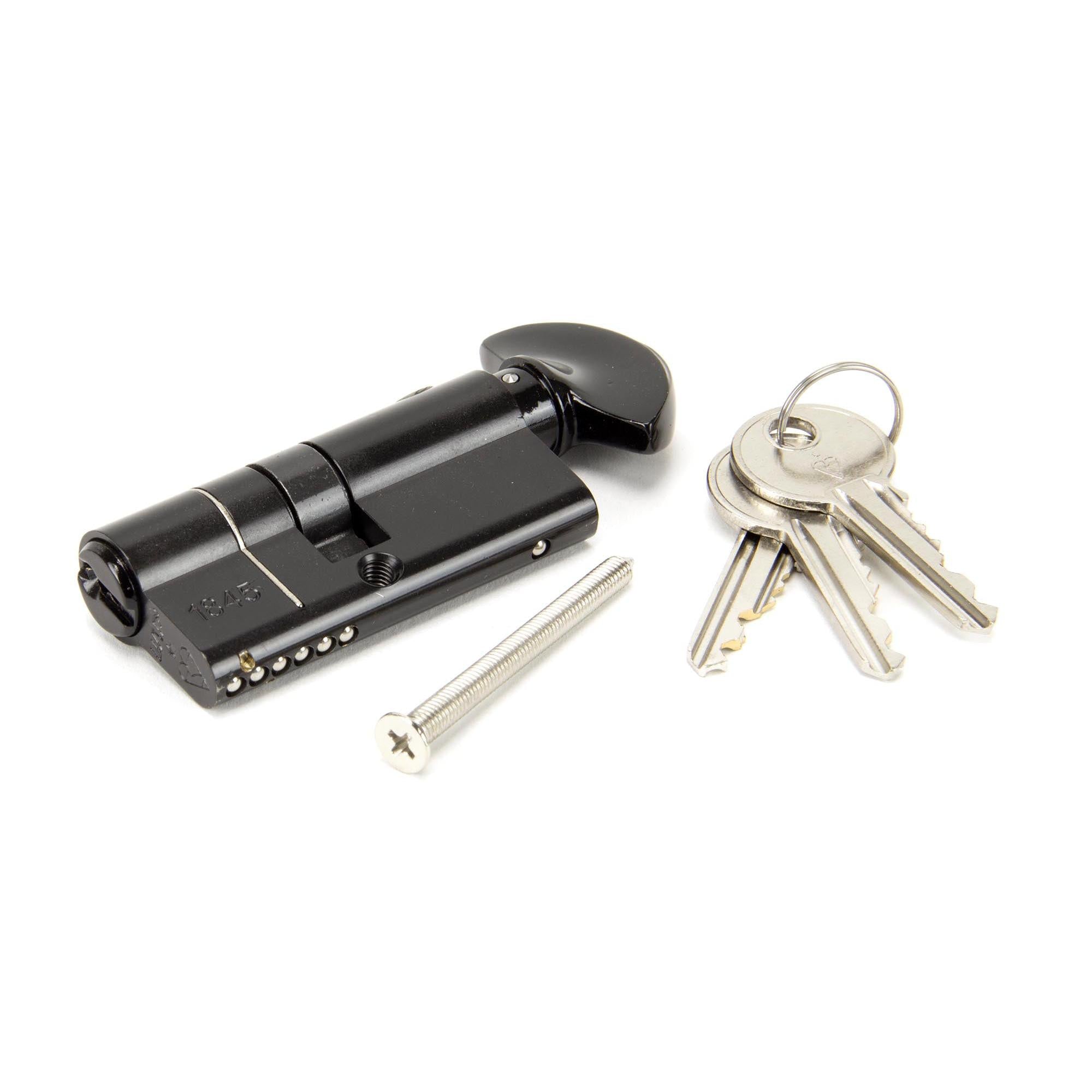 Black 30/35T 6pin Euro Cylinder/Thumbturn | From The Anvil - Euro Cylinders - From The Anvil - Yester Home