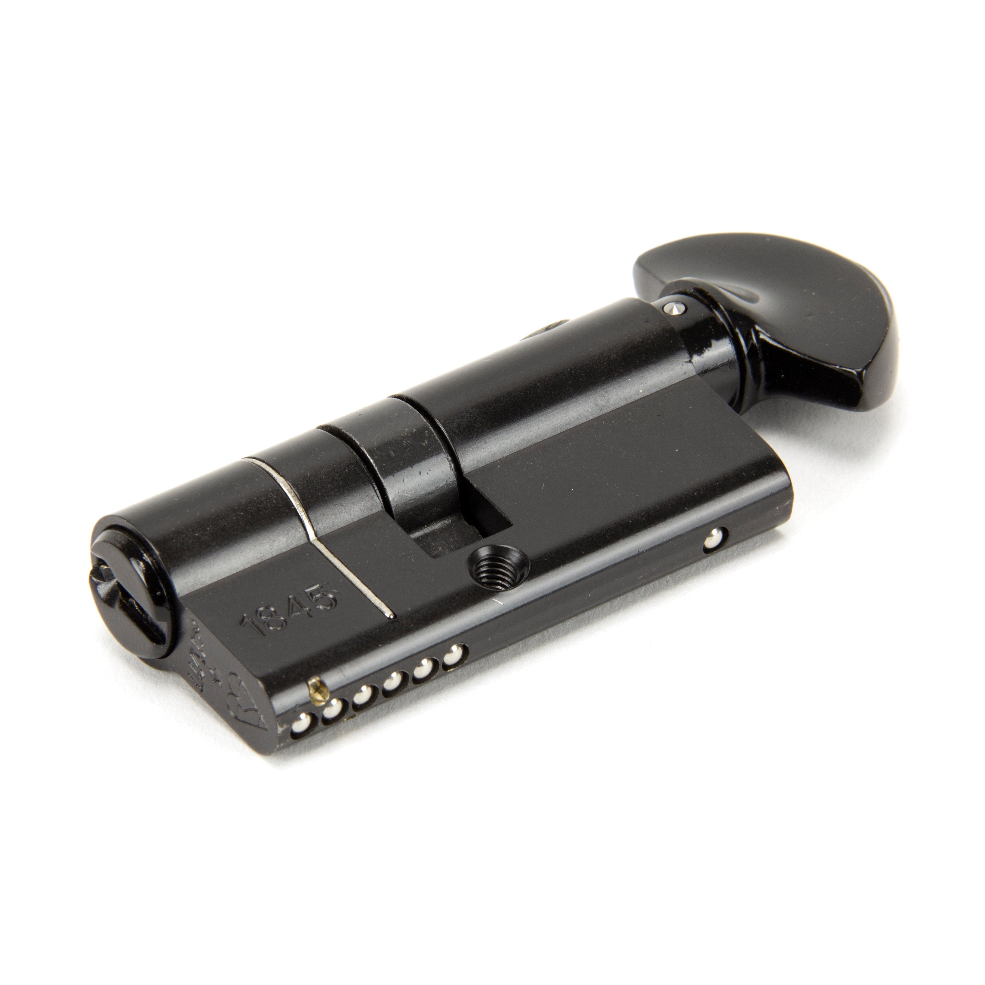 Black 30/35T 6pin Euro Cylinder/Thumbturn | From The Anvil-Euro Cylinders-Yester Home