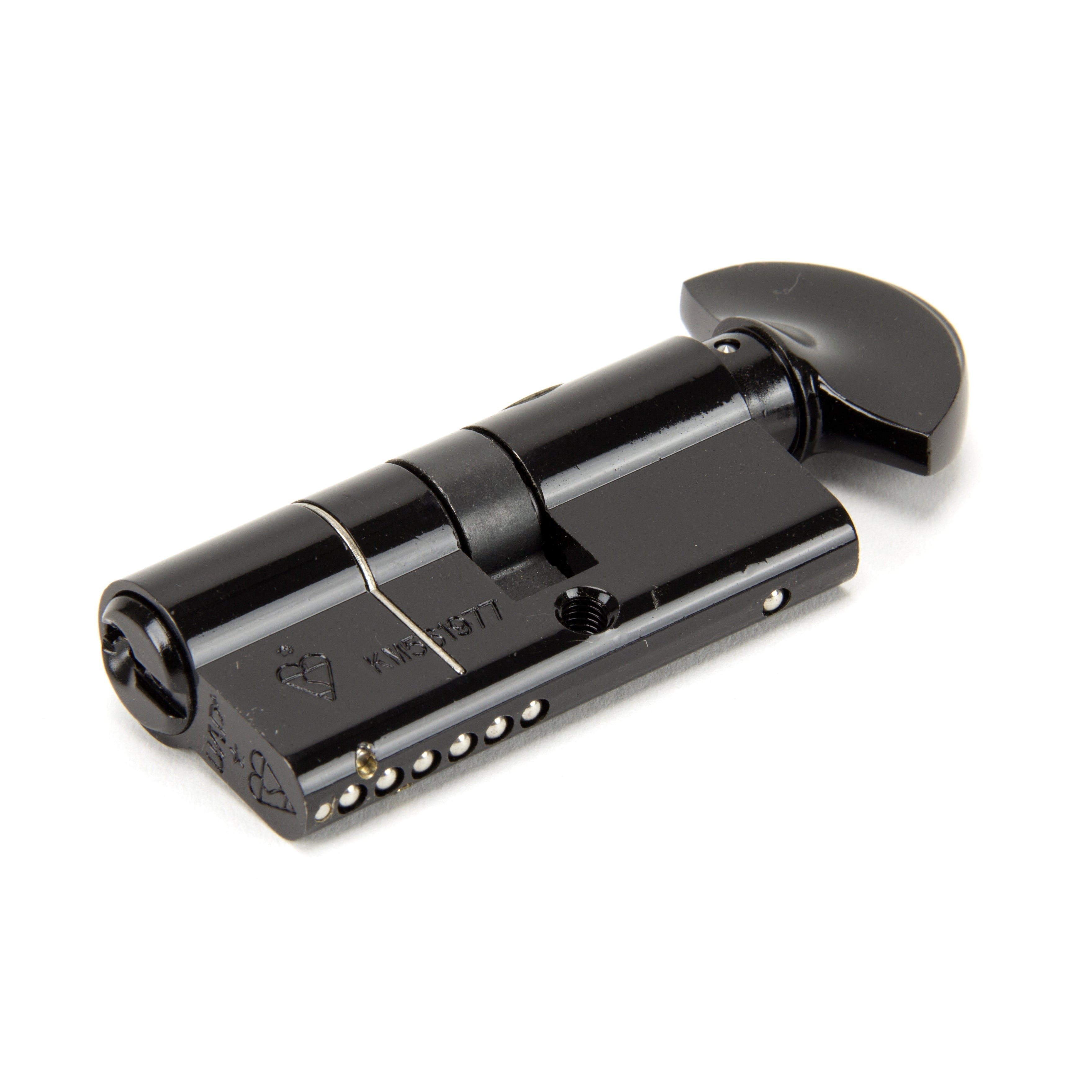 Black 30T/35 6pin Euro Cylinder/Thumbturn | From The Anvil-Euro Cylinders-Yester Home