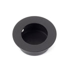 Black 30mm Ø Small Flush Pull | From The Anvil-Pocket Door Hardware-Yester Home