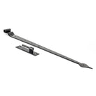 Black 35" Hook & Band Hinge - Cranked (pair) | From The Anvil-Hook & Band Hinges-Yester Home