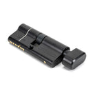 Black 35/35 6pin Euro Cylinder/Thumbturn KA | From The Anvil - Euro Cylinders - From The Anvil - Yester Home