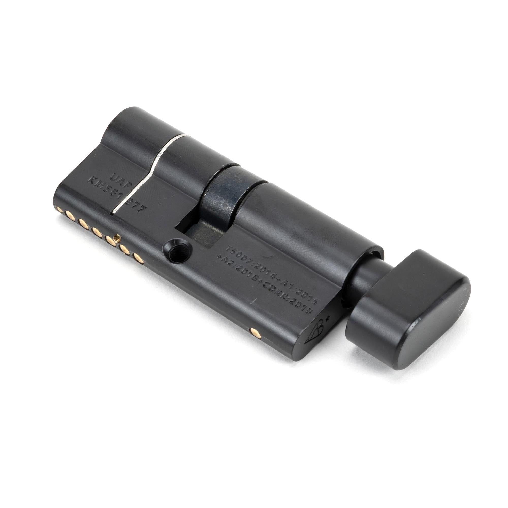 Black 35/35 6pin Euro Cylinder/Thumbturn KD | From The Anvil - Euro Cylinders - From The Anvil - Yester Home