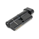Black 35/35 6pin Euro Cylinder/Thumbturn KD | From The Anvil-Euro Cylinders-Yester Home