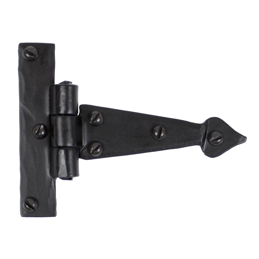 Black 4" Arrow Head T Hinge (pair) | From The Anvil-T Hinges-Yester Home