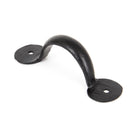 Black 4" Bean D Handle | From The Anvil - D Handles - From The Anvil - Yester Home