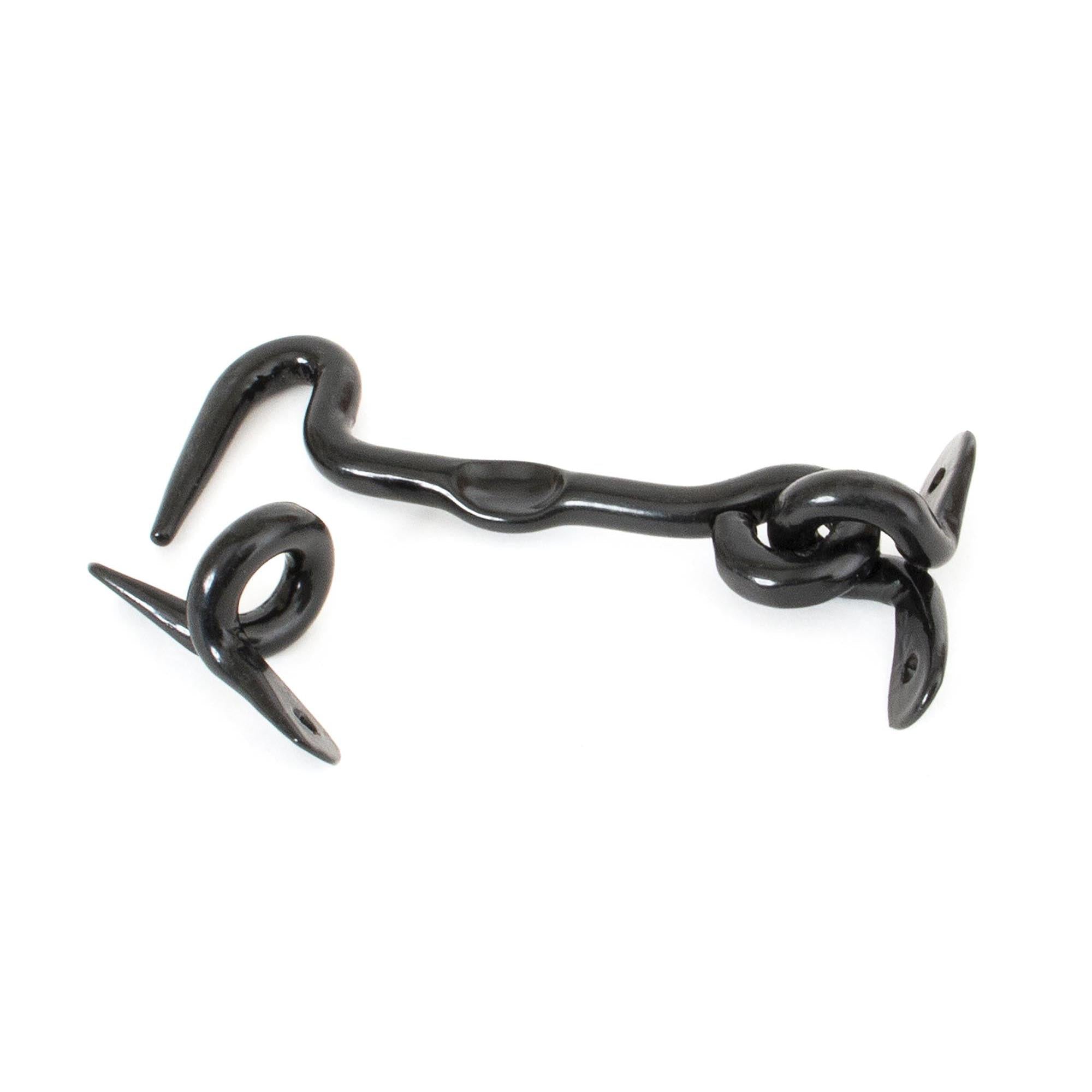 Black 4" Forged Cabin Hook | From The Anvil - Cabin Hooks - From The Anvil - Yester Home