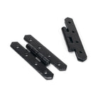 Black 4" H Hinge (pair) | From The Anvil-H & HL Hinges-Yester Home