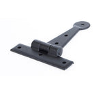 Black 4" Penny End T Hinge (pair) | From The Anvil - T Hinges - From The Anvil - Yester Home