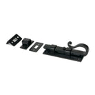 Black 4" Shepherd's Crook Universal Bolt | From The Anvil - Bolts - From The Anvil - Yester Home