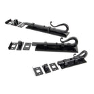 Black 4" Shepherd's Crook Universal Bolt | From The Anvil - Bolts - From The Anvil - Yester Home