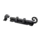 Black 4" Straight Monkeytail Bolt | From The Anvil - Bolts - From The Anvil - Yester Home