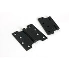 Black 4" x 2" x 4"  Parliament Hinge (pair) ss | From The Anvil - Parliament Hinges - From The Anvil - Yester Home