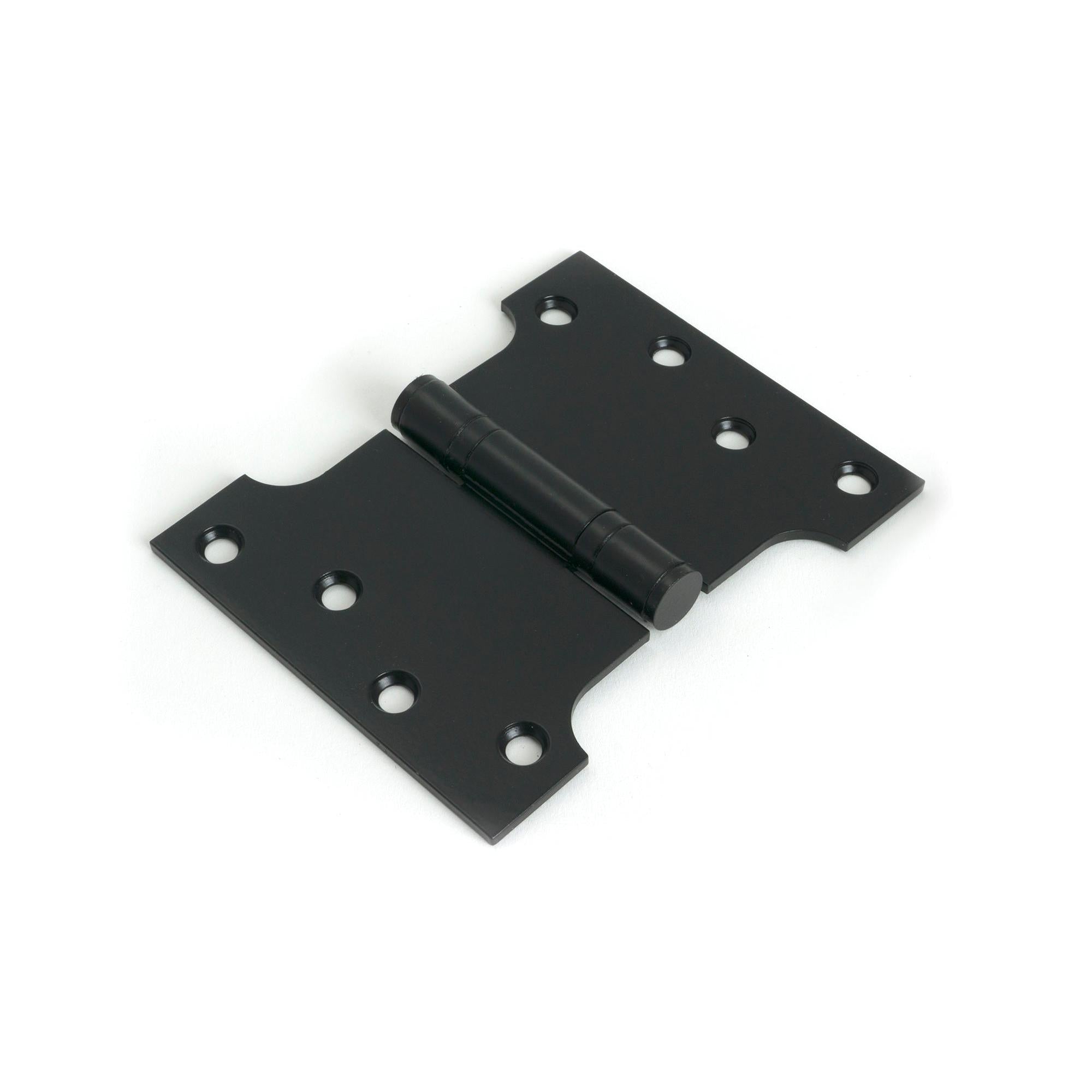 Black 4" x 3" x 5" Parliament Hinge (pair) ss | From The Anvil - Parliament Hinges - From The Anvil - Yester Home