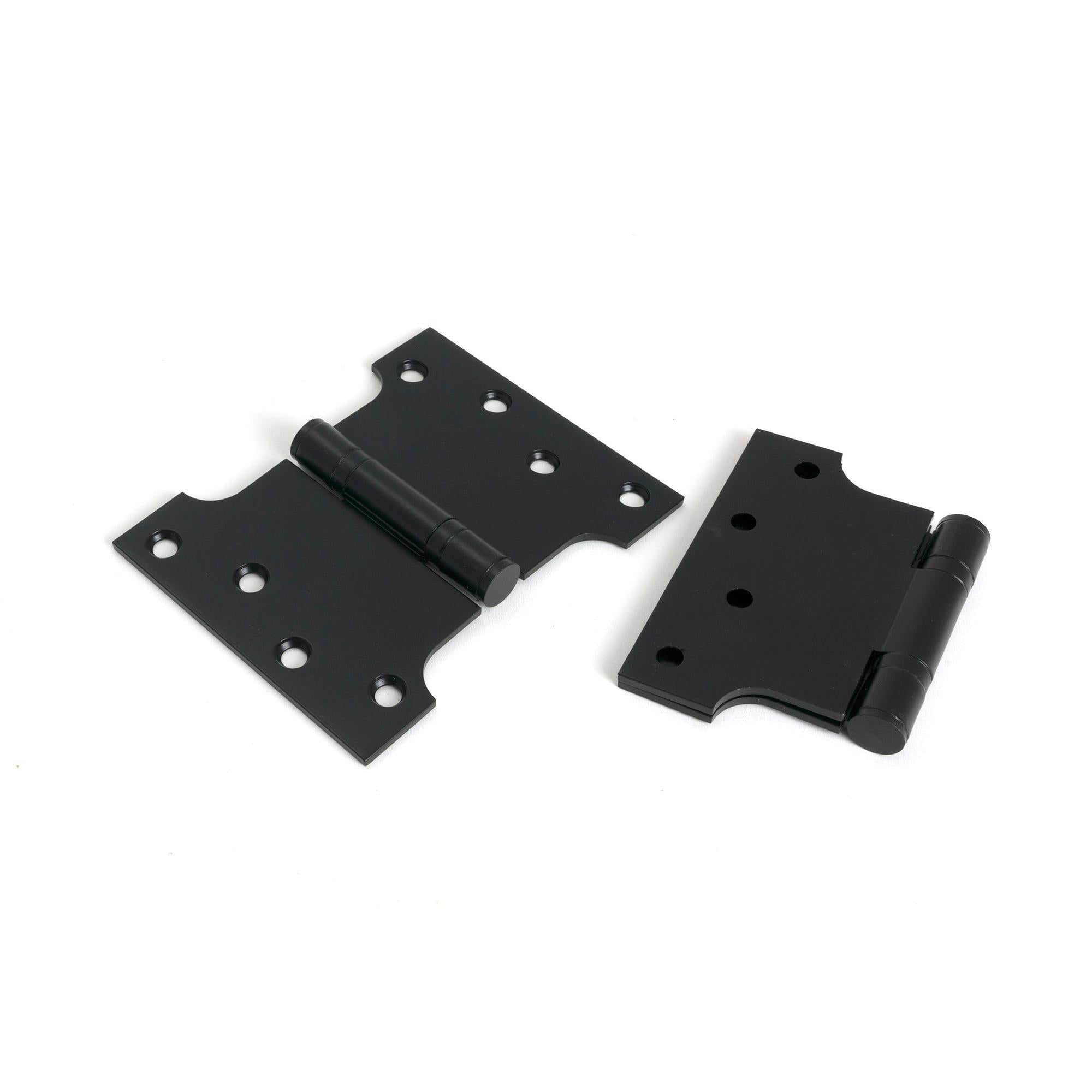 Black 4" x 3" x 5" Parliament Hinge (pair) ss | From The Anvil - Parliament Hinges - From The Anvil - Yester Home