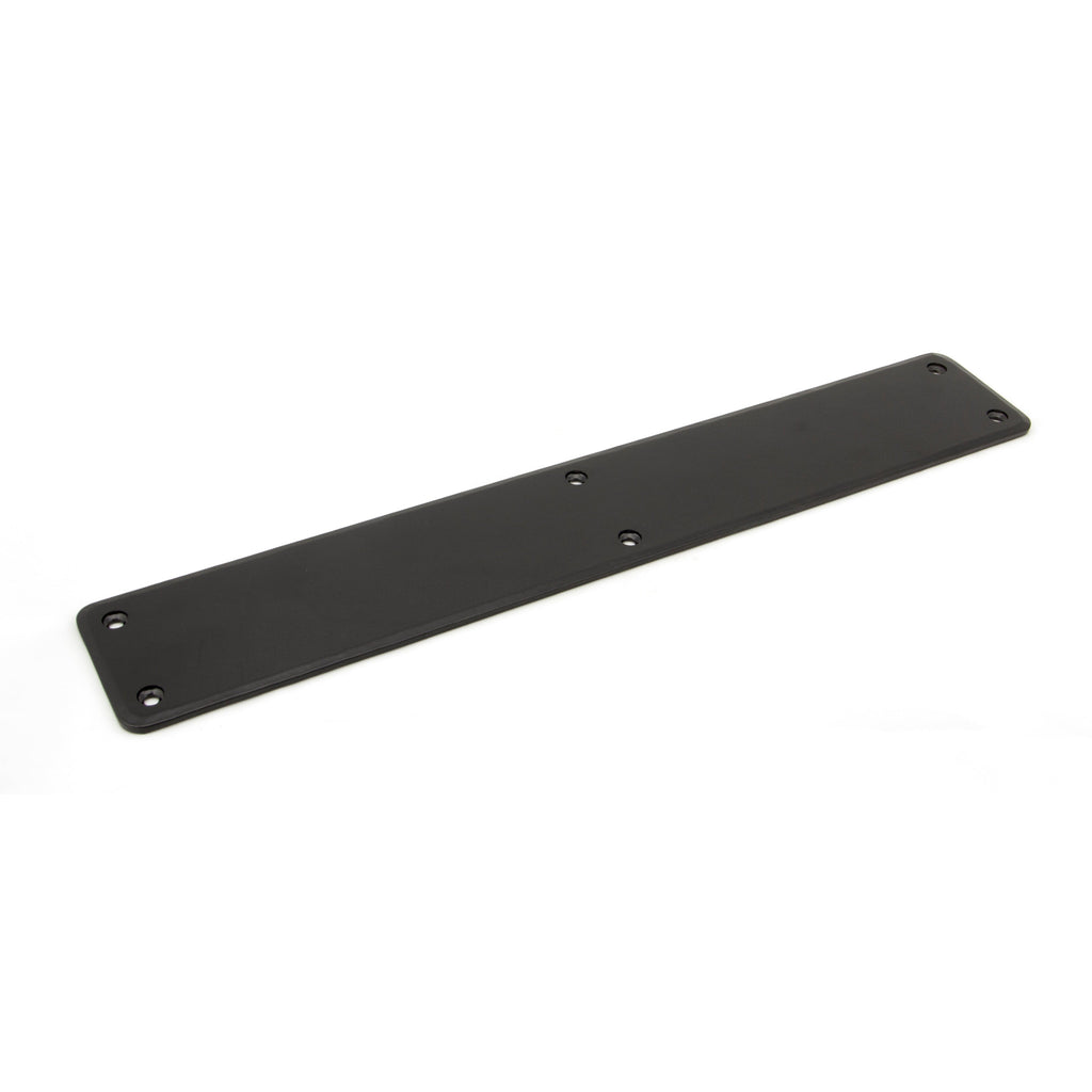 Black 400mm Plain Fingerplate | From The Anvil-Fingerplates-Yester Home