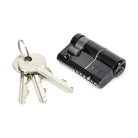 Black 40/10 6pin Single Cylinder | From The Anvil - Euro Cylinders - From The Anvil - Yester Home