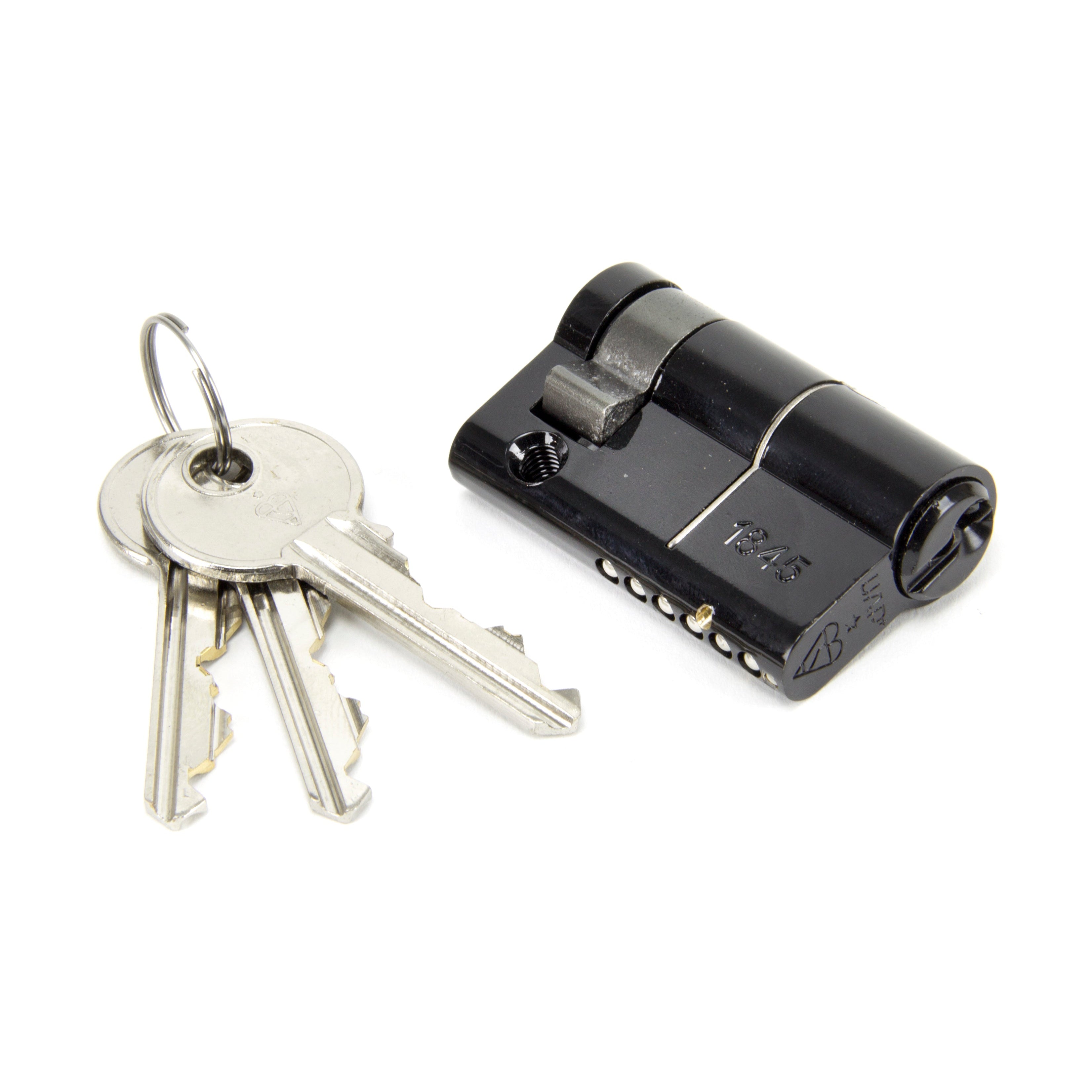 Black 40/10 6pin Single Cylinder | From The Anvil-Euro Cylinders-Yester Home