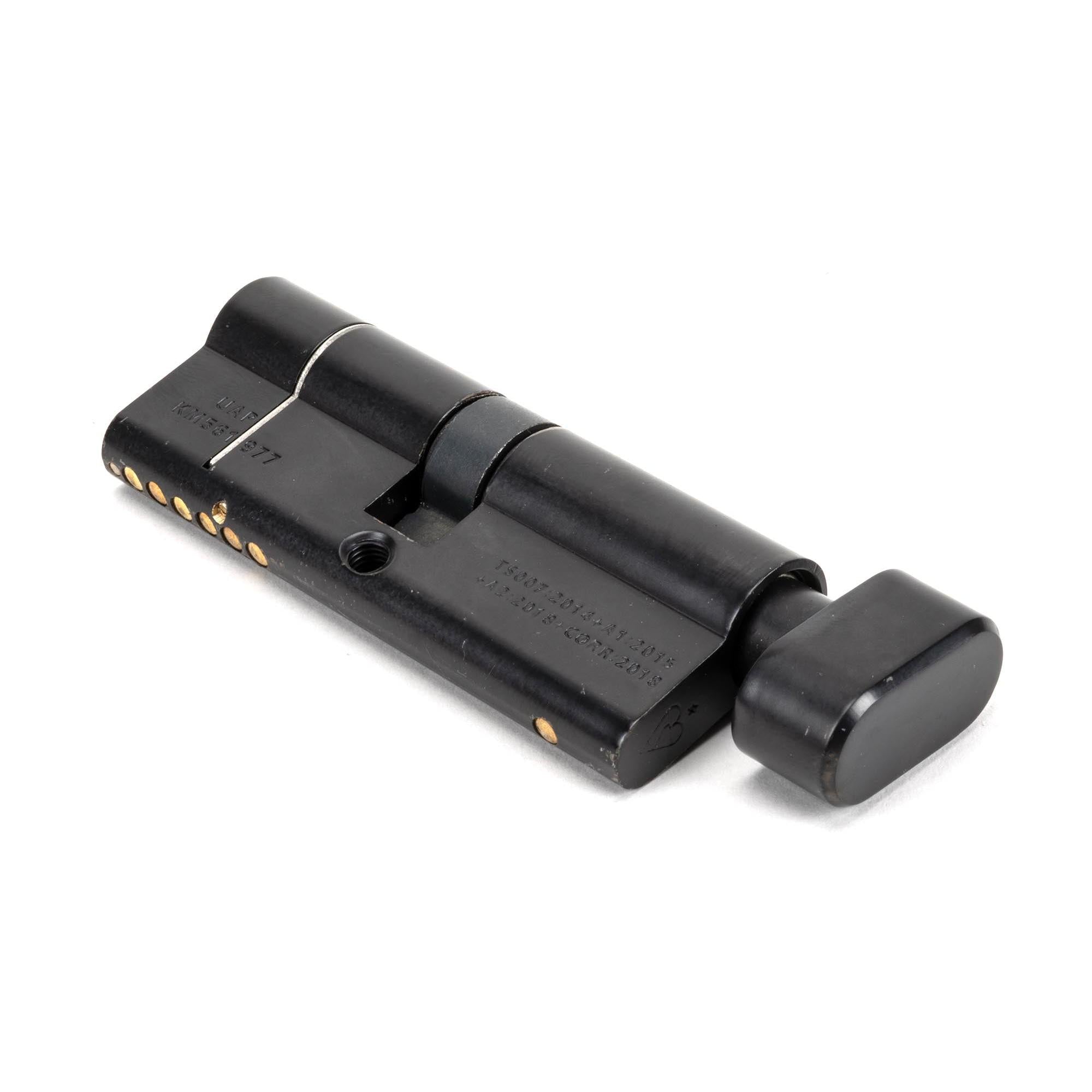 Black 40/40 6pin Euro Cylinder/Thumbturn KA | From The Anvil - Euro Cylinders - From The Anvil - Yester Home