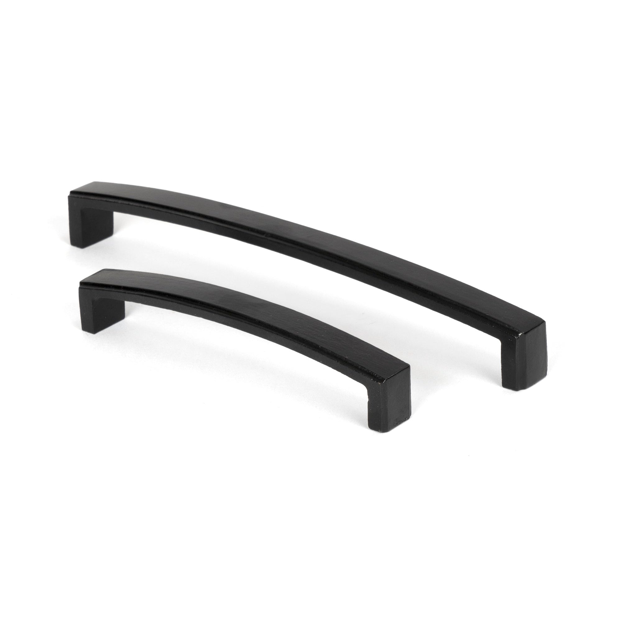 Black 5 1/2" Ribbed Pull Handle | From The Anvil-Pull Handles-Yester Home